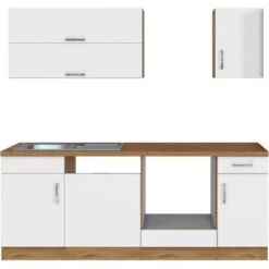 Held Möbel Küchenzeile Sorrento 210 Cm Weiß-Wotaneiche Ohne E-Geräte 20 Held Möbel Küchenzeile Sorrento 210 Cm Weiß-Wotaneiche Ohne E-Geräte -KüchenTraum 853281 11016600 3