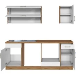 Held Möbel Küchenzeile Sorrento 210 Cm Weiß-Wotaneiche Ohne E-Geräte 21 Held Möbel Küchenzeile Sorrento 210 Cm Weiß-Wotaneiche Ohne E-Geräte -KüchenTraum 853281 11016600 4