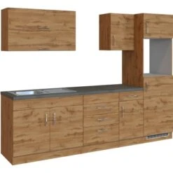 Held Möbel Küchenzeile Sorrento 270 Cm Wotaneiche Ohne E-Geräte -KüchenTraum 853325 11016600 3