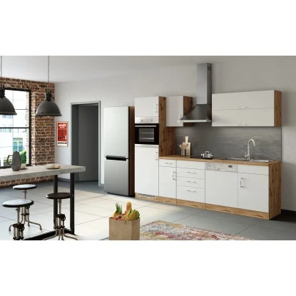 Held Möbel Küchenzeile Sorrento 270 Cm Weiß-Wotaneiche 3 Held Möbel Küchenzeile Sorrento 270 Cm Weiß-Wotaneiche