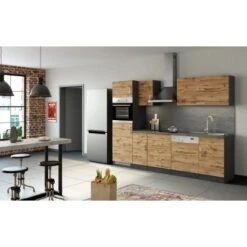 Held Möbel Küchenzeile Sorrento 270 Cm Wotaneiche-Grafit 31 Held Möbel Küchenzeile Sorrento 270 Cm Wotaneiche-Grafit -KüchenTraum 853359 11016600 12