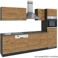 Held Möbel Küchenzeile Sorrento 270 Cm Wotaneiche-Grafit 21 Held Möbel Küchenzeile Sorrento 270 Cm Wotaneiche-Grafit -KüchenTraum 853359 11016600 2