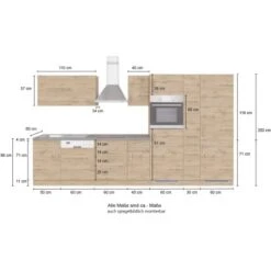 Held Möbel Küchenzeile Sorrento 360 Cm Wotaneiche-Grafit 24 Held Möbel Küchenzeile Sorrento 360 Cm Wotaneiche-Grafit -KüchenTraum 853385 11016600 5