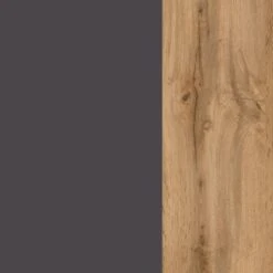 Held Möbel Küchenzeile Sorrento 210 Cm Anthrazit-Wotaneiche Ohne E-Geräte Winkel -KüchenTraum 853387 11016600 13