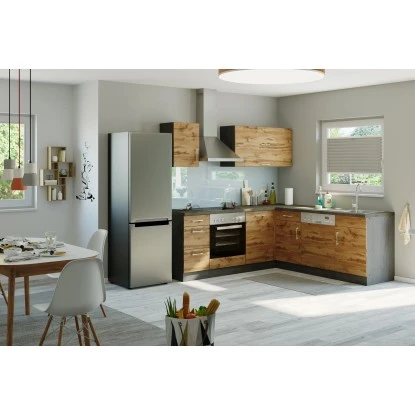 Held Möbel Küchenzeile Sorrento 210 Cm Wotaneiche-Grafit Ohne E-Geräte Winkel 11 Held Möbel Küchenzeile Sorrento 210 Cm Wotaneiche-Grafit Ohne E-Geräte Winkel – Bild 9