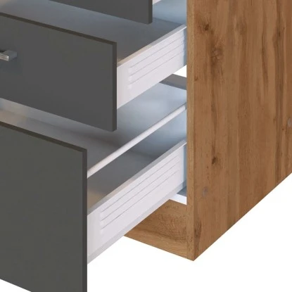 Held Möbel Küchenzeile Sorrento 210/270 Cm Anthra.-Wotaneiche O. E-Geräte Winkel 11 Held Möbel Küchenzeile Sorrento 210/270 Cm Anthra.-Wotaneiche O. E-Geräte Winkel – Bild 9