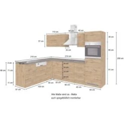 Held Möbel Küchenzeile Sorrento 210/ 270 Cm Anthrazit-Wotaneiche Winkel 24 Held Möbel Küchenzeile Sorrento 210/ 270 Cm Anthrazit-Wotaneiche Winkel -KüchenTraum 853414 11016600 5