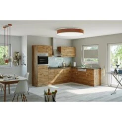 Held Möbel Küchenzeile Sorrento 210/ 270 Cm Wotaneiche Winkel