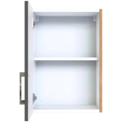 Held Möbel Hängeschrank Sorrento BxHxT 40 X 57 X 34 Cm Anthrazit-Wotaneiche -KüchenTraum 853726 11016600 3