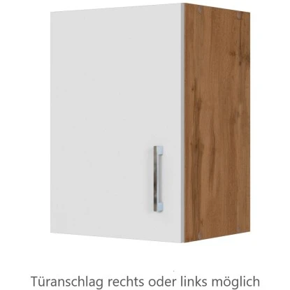 Held Möbel Hängeschrank Sorrento BxHxT 40 Cm X 57 Cm X 34 Cm Weiß-Wotaneiche 5 Held Möbel Hängeschrank Sorrento BxHxT 40 Cm X 57 Cm X 34 Cm Weiß-Wotaneiche – Bild 3