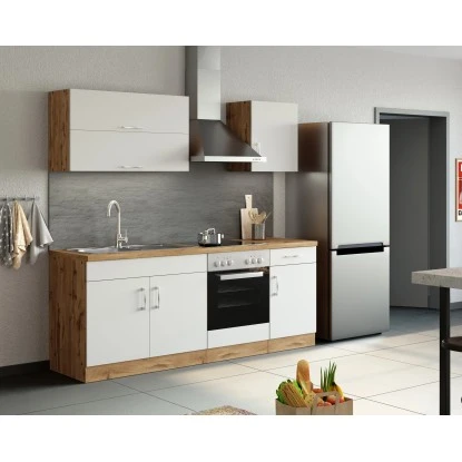 Held Möbel Hängeschrank Sorrento BxHxT 50 Cm X 57 Cm X 34 Cm Weiß-Wotaneiche 13 Held Möbel Hängeschrank Sorrento BxHxT 50 Cm X 57 Cm X 34 Cm Weiß-Wotaneiche – Bild 11