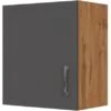 Held Möbel Hängeschrank Sorrento BxHxT 50 X 57 X 34 Cm Anthrazit-Wotaneiche