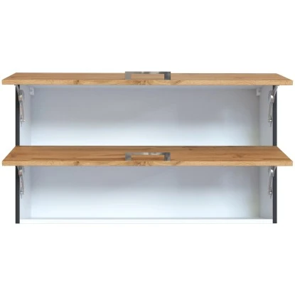 Held Möbel Klapphängeschrank Sorrento BxHxT 100x57x34 Cm Wotaneiche-Grafit 5 Held Möbel Klapphängeschrank Sorrento BxHxT 100x57x34 Cm Wotaneiche-Grafit – Bild 3