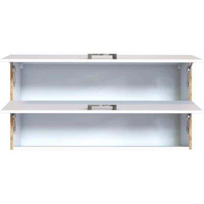 Held Möbel Klapphängeschrank Sorrento BxHxT 110 X 57 X 34 Cm Weiß-Wotaneiche 5 Held Möbel Klapphängeschrank Sorrento BxHxT 110 X 57 X 34 Cm Weiß-Wotaneiche – Bild 3