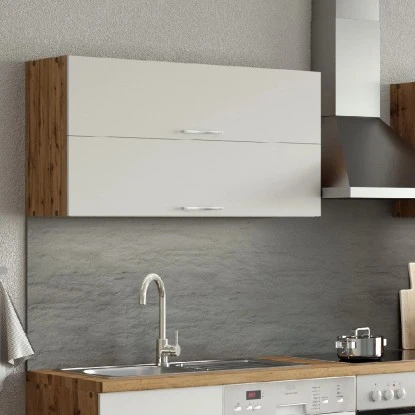 Held Möbel Klapphängeschrank Sorrento BxHxT 110 X 57 X 34 Cm Weiß-Wotaneiche 7 Held Möbel Klapphängeschrank Sorrento BxHxT 110 X 57 X 34 Cm Weiß-Wotaneiche – Bild 5