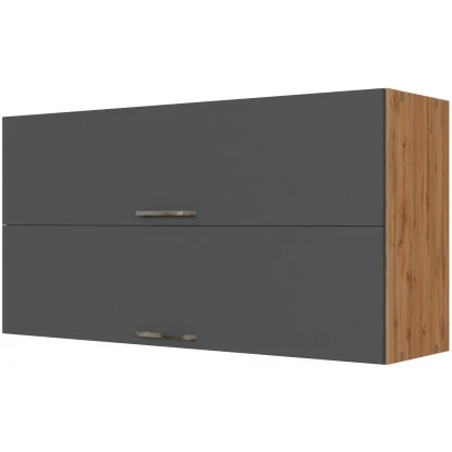 Held Möbel Klapphängeschrank Sorrento B110 X H57 X T34 Cm Anthrazit-Wotaneiche 3 Held Möbel Klapphängeschrank Sorrento B110 X H57 X T34 Cm Anthrazit-Wotaneiche