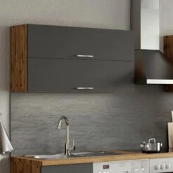 Held Möbel Klapphängeschrank Sorrento B110 X H57 X T34 Cm Anthrazit-Wotaneiche 19 Held Möbel Klapphängeschrank Sorrento B110 X H57 X T34 Cm Anthrazit-Wotaneiche -KüchenTraum 853750 11016600 6