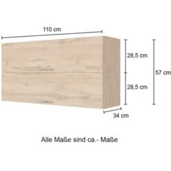 Held Möbel Klapphängeschrank Sorrento BxHxT 110 X 57 X 34 Cm Wotaneiche-Grafit 17 Held Möbel Klapphängeschrank Sorrento BxHxT 110 X 57 X 34 Cm Wotaneiche-Grafit -KüchenTraum 853752 11016600 4