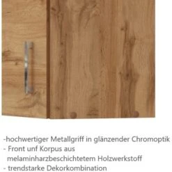 Held Möbel Eckhängeschrank Sorrento BxHxT 60 X 57 X 60 Cm Wotaneiche-Wotaneiche -KüchenTraum 853757 11016600 8