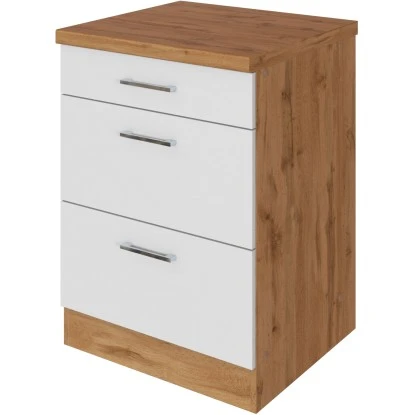 Held Möbel Auszugsschrank Sorrento 50 X 85 X 60 Cm Schubk. 2 Ausz. Weiß-Wotanei. 3 Held Möbel Auszugsschrank Sorrento 50 X 85 X 60 Cm Schubk. 2 Ausz. Weiß-Wotanei.