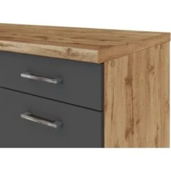 Held Möbel Auszugsschrank Sorrento 50 X 85 X 60 Cm Schubk. 2 Ausz. Anthr.-Wotan. -KüchenTraum 853781 11016600 9