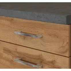 Held Möbel Auszugsschrank Sorrento 50 X 85 X 60 Cm 1 Schubk. 2 Ausz. Wotaneiche -KüchenTraum 853782 11016600 6