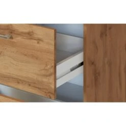 Held Möbel Auszugsschrank Sorrento 50 X 85 X 60 Cm 1 Schubk. 2 Ausz. Wotaneiche -KüchenTraum 853782 11016600 9