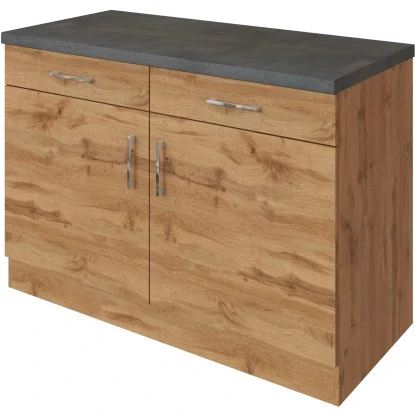 Held Möbel Unterschrank Sorrento 100x85x60 Cm 2 Tür. 2 Schubk. + Boden Wotan. 4 Held Möbel Unterschrank Sorrento 100x85x60 Cm 2 Tür. 2 Schubk. + Boden Wotan. – Bild 2