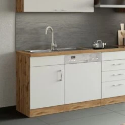 Held Möbel Spülzentrum Sorrento 110 X 85 X 60 Cm Tür Blende Sockel Weiß-W.eiche 26 Held Möbel Spülzentrum Sorrento 110 X 85 X 60 Cm Tür Blende Sockel Weiß-W.eiche -KüchenTraum 853828 11016600 9