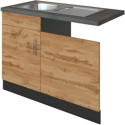 Held Möbel Spülzentrum Sorrento 110 X 85 X 60 Cm Blende + Sockel Wotan.-Graf. 4 Held Möbel Spülzentrum Sorrento 110 X 85 X 60 Cm Blende + Sockel Wotan.-Graf. – Bild 2