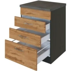 Held Möbel Kochfeldumbauschrank Sorrento 60 X 85 X 60 Cm 2 SK 1 AZ Wotan.-Graf. 18 Held Möbel Kochfeldumbauschrank Sorrento 60 X 85 X 60 Cm 2 SK 1 AZ Wotan.-Graf. -KüchenTraum 853851 11016600 3