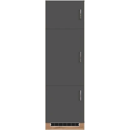 Held Möbel Kühlschrankumbau Sorrento 60 X 200 X 60 Cm Nische Anthra.-Wotaneiche 4 Held Möbel Kühlschrankumbau Sorrento 60 X 200 X 60 Cm Nische Anthra.-Wotaneiche – Bild 2