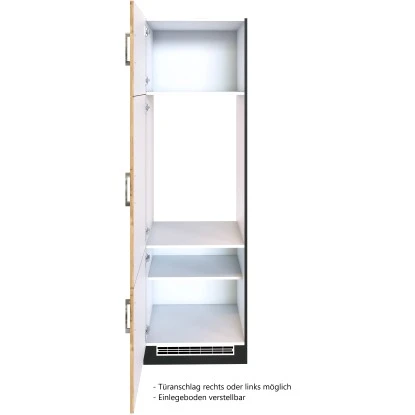 Held Möbel Kühlschrankumbau Sorrento B60x H200x T60 Cm Nische Wotaneiche-Grafit 5 Held Möbel Kühlschrankumbau Sorrento B60x H200x T60 Cm Nische Wotaneiche-Grafit – Bild 3