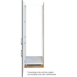 Held Möbel Kühl-Gefrierschrankumbau Sorrento B60x H200x T60 Cm Anthr.-Wotanei. -KüchenTraum 853910 11016600 3