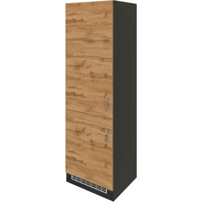 Held Möbel Kühl-Gefrierschrankumbau Sorrento B60x H200x T60 Cm Wotanei.-Grafit 3 Held Möbel Kühl-Gefrierschrankumbau Sorrento B60x H200x T60 Cm Wotanei.-Grafit