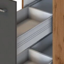 Held Möbel Apothekerschrank Sorrento 30x 200x 60 Cm 2 Ausz. 5 Fäch. Ant.-Wotan. -KüchenTraum 853933 11016600 8