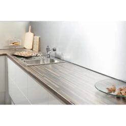 Küchenrückwand 296 Cm X 58,5 Cm Aluminium (Alu 273) -KüchenTraum 854741 picture 2