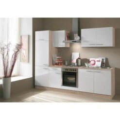 Spülenunterschrank Klassik 60 Weiß Ohne Arbeitsplatte 80 Cm -KüchenTraum 86601 3193 Einbaukueche 02