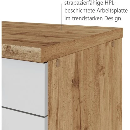 Held Möbel Küchenzeile 330 Cm Matt Weiß-Wotaneiche Ohne E-Geräte 12 Held Möbel Küchenzeile 330 Cm Matt Weiß-Wotaneiche Ohne E-Geräte – Bild 10