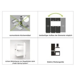 Marinelli Cucine Küchenzeile Bea 195 Cm Holzoptik - Weiß 17 Marinelli Cucine Küchenzeile Bea 195 Cm Holzoptik - Weiß -KüchenTraum 8783516 2657 Bozza7