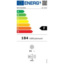 Silva Homeline Gefrierbox GB 1560 + Weiß -KüchenTraum 89501998 2254 Energielabel