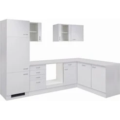 Flex-Well Classic Winkelküche Wito 280 Cm Ohne E-Geräte Weiß