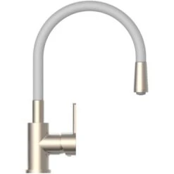 Eisl Spültischarmatur Edelstahloptik Flexo Hellgrau -KüchenTraum 9002560796554 2759 3