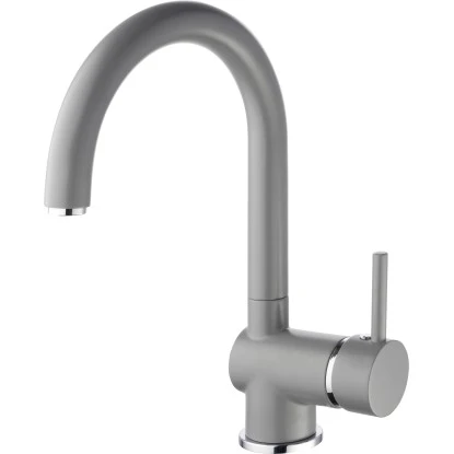 Verosan Küchenarmatur Prag Niederdruck Rund Matt Hellgrau 3 Verosan Küchenarmatur Prag Niederdruck Rund Matt Hellgrau