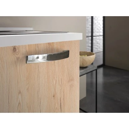 Küchenzeile Lola 210 Cm Eiche Hell-Weiß 7 Küchenzeile Lola 210 Cm Eiche Hell-Weiß – Bild 5