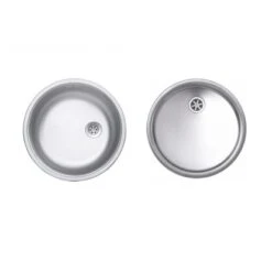 Rundbecken-Set Edelstahl Mit Korb Und Brett -KüchenTraum 951117 picture 4