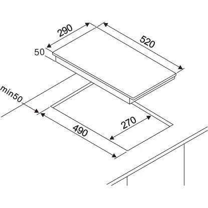 Respekta Domino-Glaskeramikkochfeld KM9130T-28Rahmenlos 5 Respekta Domino-Glaskeramikkochfeld KM9130T-28Rahmenlos – Bild 3