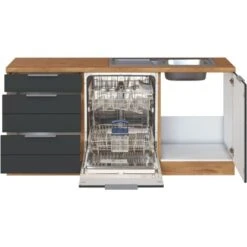 Held Möbel Winkelküche 240 Cm - 270 Cm Matt Grau-Wotaneiche 20 Held Möbel Winkelküche 240 Cm - 270 Cm Matt Grau-Wotaneiche -KüchenTraum 95 11016600 1029.6293 2a 3