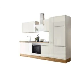 Respekta Küchenzeile Marleen 310 Cm Artisan-Eiche Weiß -KüchenTraum 980009 4384 3