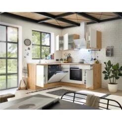 Respekta Küchenzeile Marleen 220 Cm Artisan-Eiche Weiß Hochglanz Winkel 18 Respekta Küchenzeile Marleen 220 Cm Artisan-Eiche Weiß Hochglanz Winkel -KüchenTraum 980033 4384 3